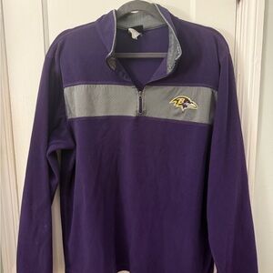 Ravens NFL Quarter-Zip Pullover